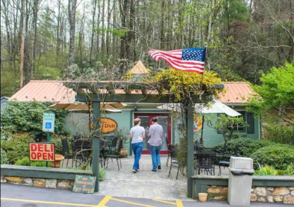 It'S Five O'Clock Here - Cozy Waterfront Cabin With A Hot Tub On The Blue Ridge Parkway! Pet Friendly Fancy Gap Exterior photo
