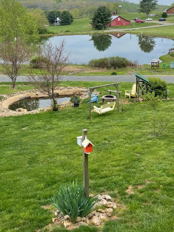 It'S Five O'Clock Here - Cozy Waterfront Cabin With A Hot Tub On The Blue Ridge Parkway! Pet Friendly Fancy Gap Exterior photo